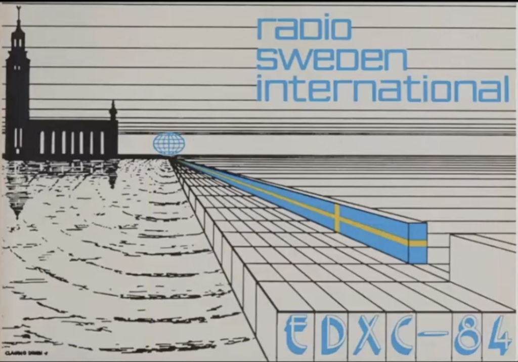 QSL card of Radio Sweden International